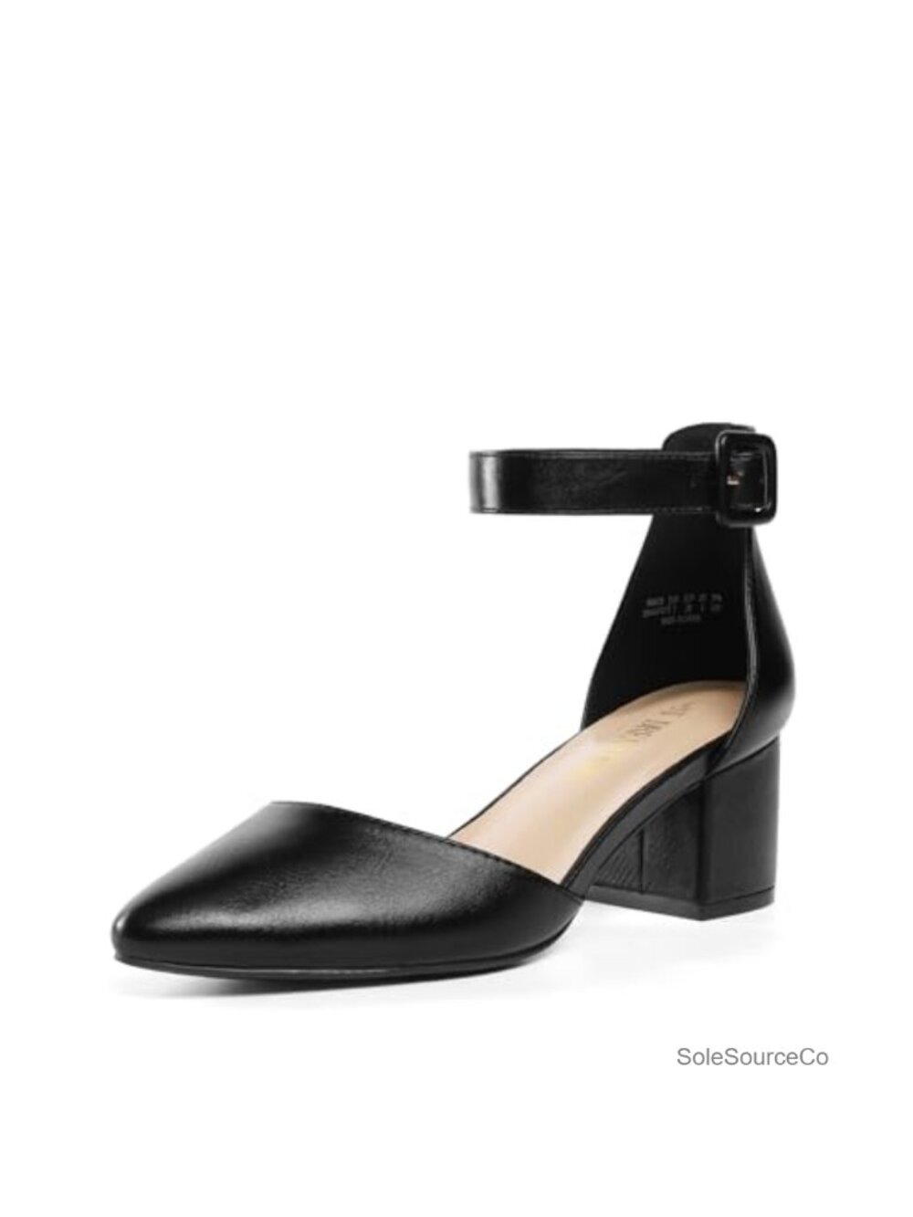 DREAM PAIRS Annee Pointed Toe Block Heel Pumps